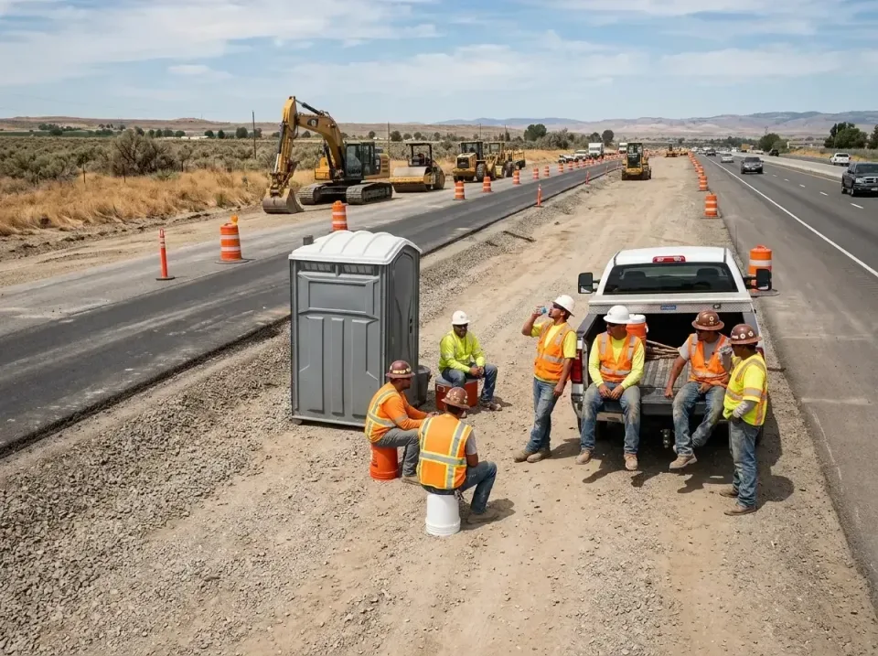 highway-road-construction-crew-007 — frequently asked questions, Porta Potty and Restroom Rentals in Cambria, CA